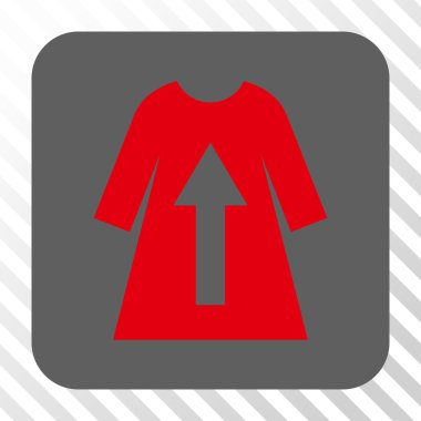 Kadın elbise kalkış yuvarlak kare düğme