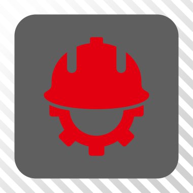 Geliştirme kask yuvarlak kare düğme