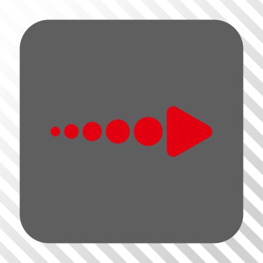 Ok sağ yuvarlak kare düğme