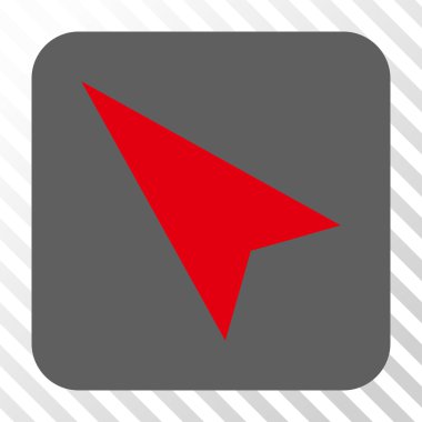 Kare düğme ok ucu sol yukarı yuvarlanır