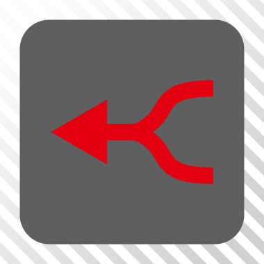 Ok sol yuvarlak kare düğme birleştirmek