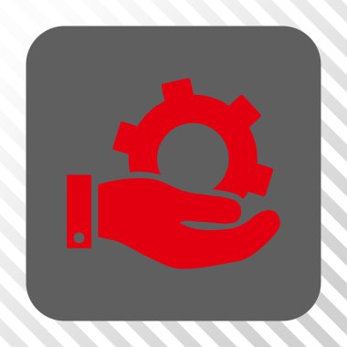 Hizmet yuvarlak kare düğme