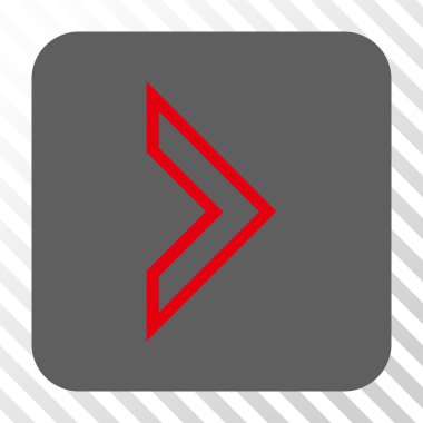 Ok ucu sağ yuvarlak kare düğme