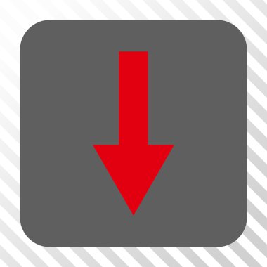 Yuvarlatılmış Kare düğme aşağı ok