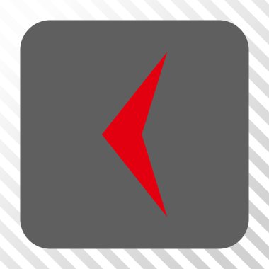 Ok ucu sol yuvarlak kare düğme