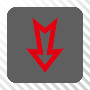 Yuvarlatılmış Kare düğme aşağı ok