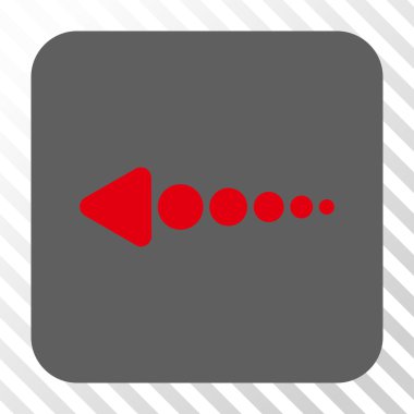 Ok sol yuvarlak kare düğme