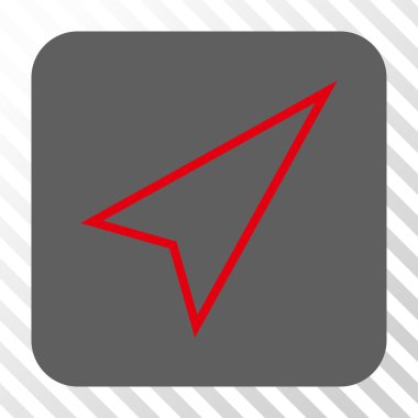 İşaretçi şu kadar kare düğme yuvarlak