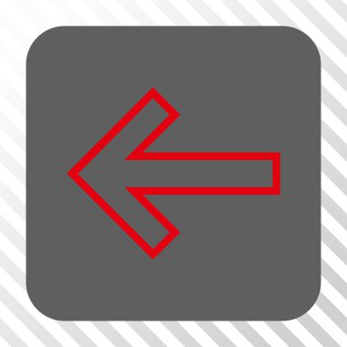 Ok sol yuvarlak kare düğme