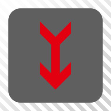 Yuvarlatılmış Kare düğme aşağı ok