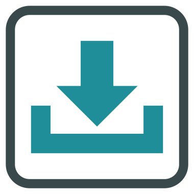 Vektör simgesi bir çerçeve içinde indirme