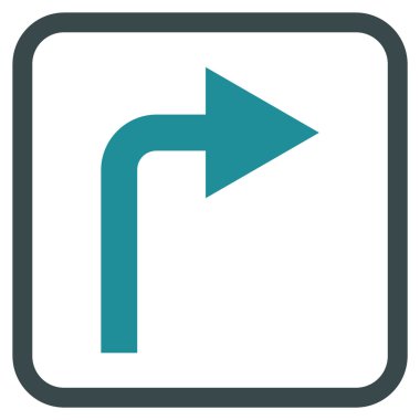 Doğru vektör simge bir çerçevede açmak