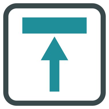 Top vektör simgesi bir çerçeve içinde hareket