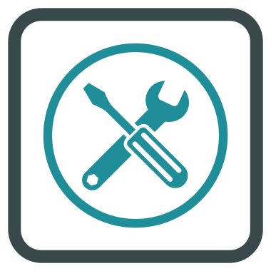 Seçenekleri vektör simgesi bir çerçeve içinde