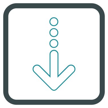 Vektör simgesi bir çerçeve içinde gönderin