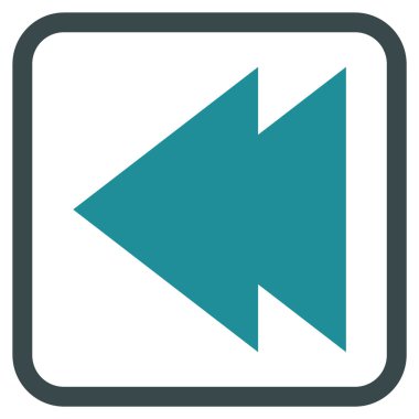 Sol vektör simgesi bir çerçeve içinde hareket