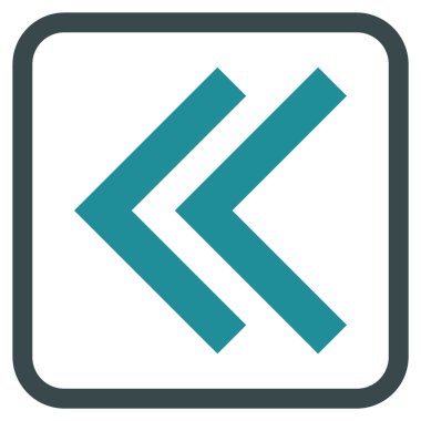 Shift Sol vektör simgesi bir çerçeve içinde