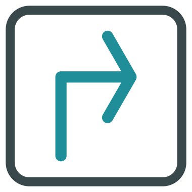 Doğru vektör simge bir çerçevede açmak