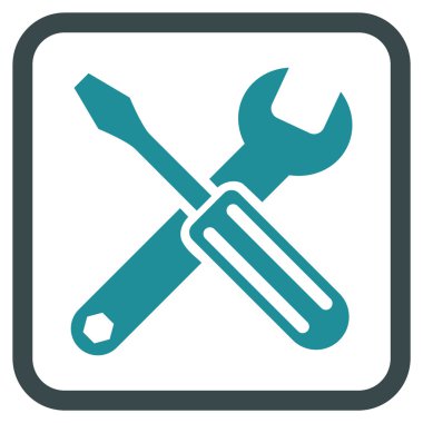 Seçenekleri vektör simgesi bir çerçeve içinde