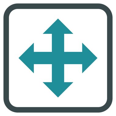 Bir çerçeve içinde vektör simgesini genişletin