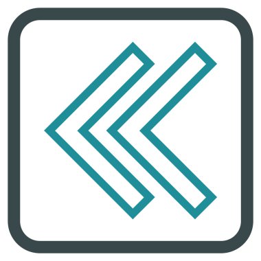 Shift Sol vektör simgesi bir çerçeve içinde