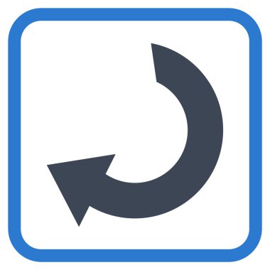 Vektör simgesi bir çerçeve içinde döndürme