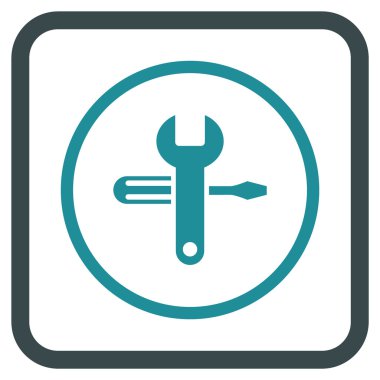 Vektör simgesi bir çerçeve içinde ayarlama