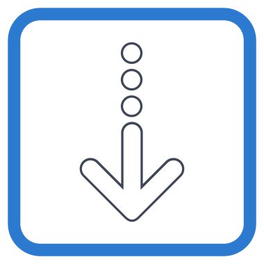 Vektör simgesi bir çerçeve içinde gönderin