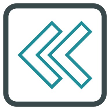 Shift Sol vektör simgesi bir çerçeve içinde