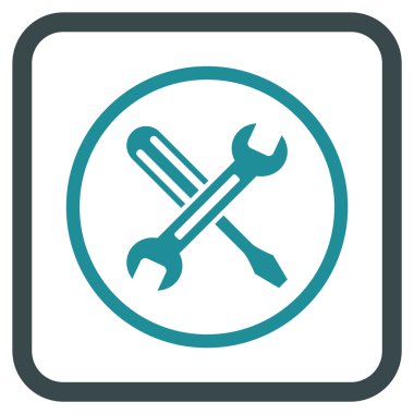 Vektör simgesi bir çerçeve içinde ayarlama