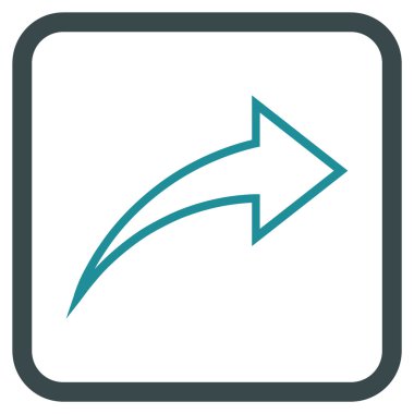 Vektör simgesi bir çerçeve içinde Yinele