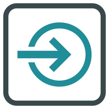 Alma vektör simgesi bir çerçeve içinde