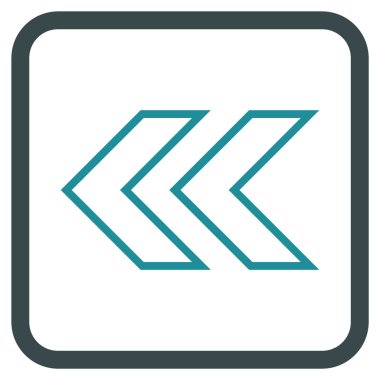 Shift Sol vektör simgesi bir çerçeve içinde