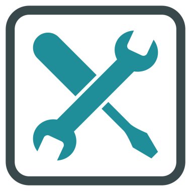 Vektör simgesi bir çerçeve içinde ayarlama