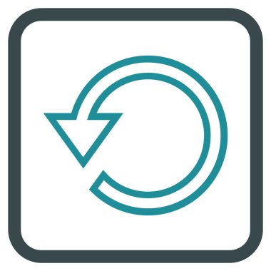 Vektör simgesi bir çerçeve içinde döndürme