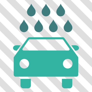 Araba duş vektör simgesi