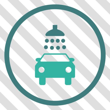 Araba duş vektör simgesi