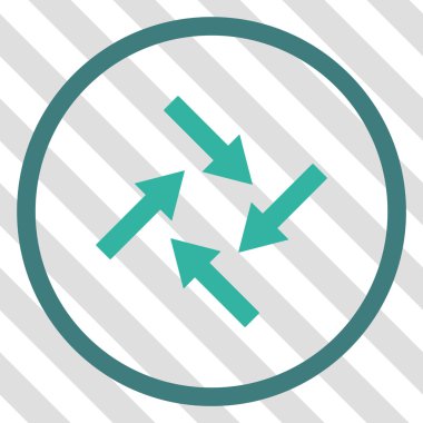 Merkezcil okları vektör simgesi