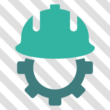 Geliştirme kask vektör simgesi