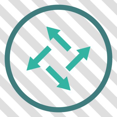 Santrifüj okları vektör simgesi