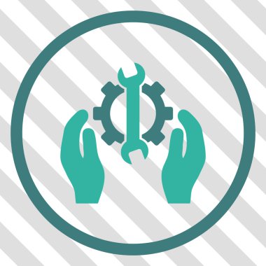 Servis vektör simgesini onar