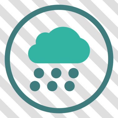 yağmur bulutu vektör simgesi