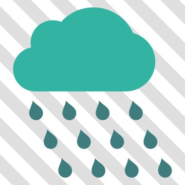 yağmur bulutu vektör simgesi