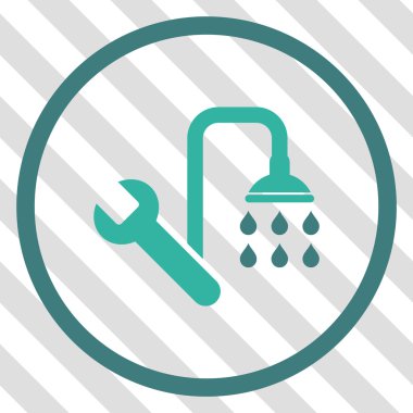 Sıhhi tesisat vektör simgesi