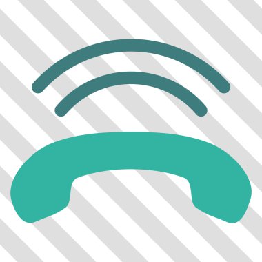 Telefon zil vektör simgesi