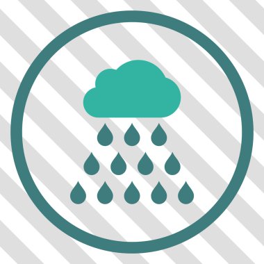 yağmur bulutu vektör simgesi