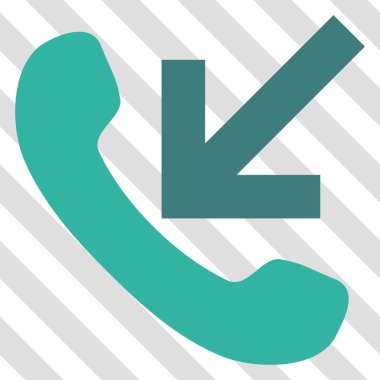 Gelen arama vektör simgesi