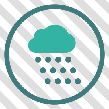 yağmur bulutu vektör simgesi