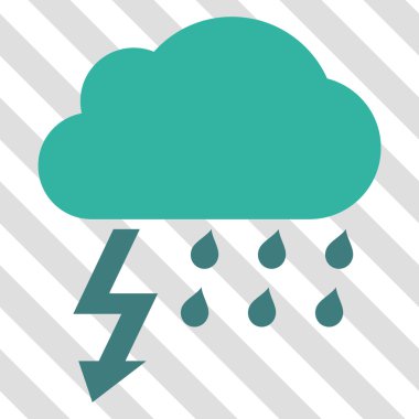 Fırtına vektör simgesi