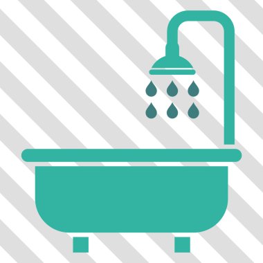 Duş Banyo vektör simgesi